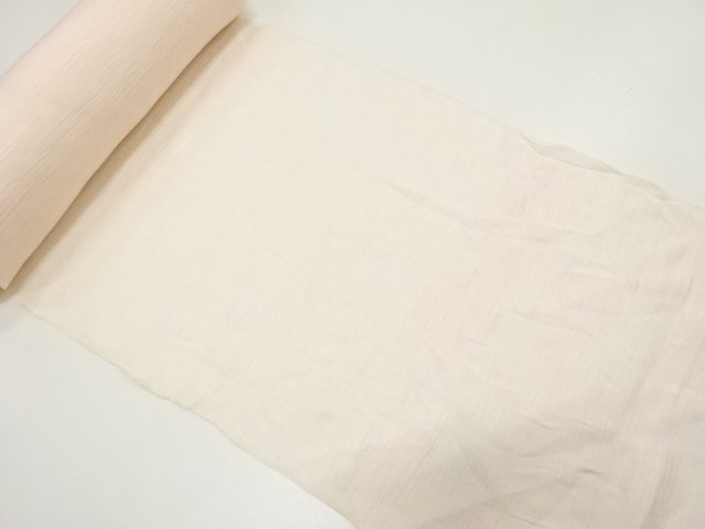 JAPANESE KIMONO / ANTIQUE KASUMI PATTERN WOVEN JUBAN FABRIC BOLT
